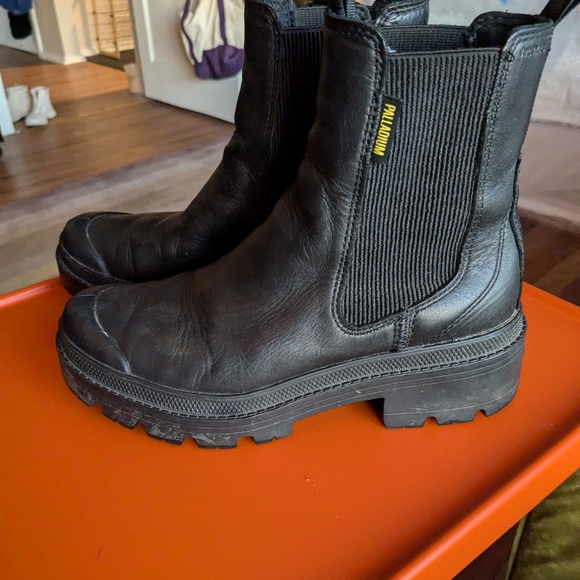 Palladium leather Chelsea boots 7.5 - Picture 2 of 8